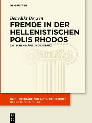 cover image of Fremde in der hellenistischen Polis Rhodos